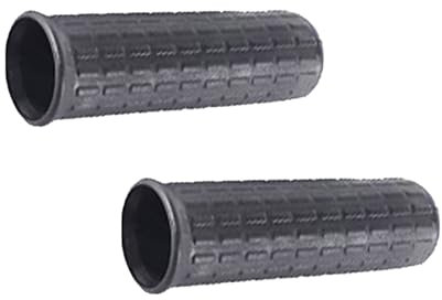 Gummigriffe Für Schubkarre,Gummigriffhülse,2 STK Schubkarrengriffe,Innendurchmesser 30mm,Schubkarren Universal Griffe Rundrohre Schwarz Ersatzgriffe Gummi Karrengriff,Lenkergriffe Fahrrad Aus Gummi