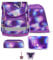 Belmil Compact mit Patches Schulranzen Set 5-teilig mit Brustgurt (405-41/AG/B/S) (Shining Fairy)