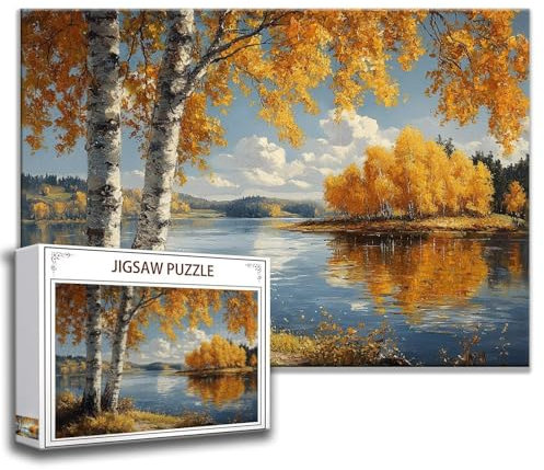 Baum Puzzle 120 Teile Kinder, Jigsaw Puzzle Natur Puzzle Erwachsene, Junge, Mädchen, Geschicklichkeitsspiel für Die Ganze Familie, Klassische Holzpuzzle für Wand Zimmer Deko Wohnzimmer, Geschenke Y-0