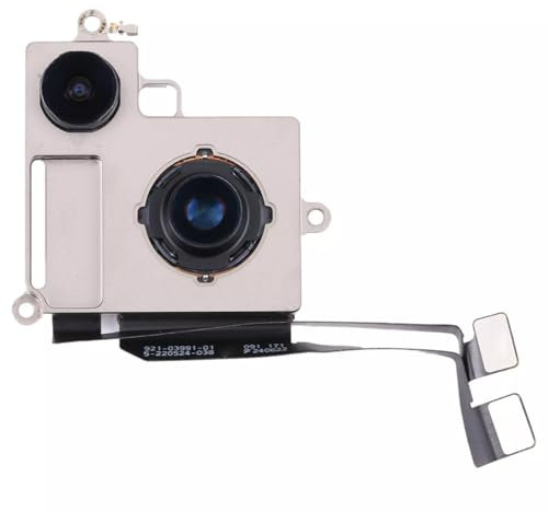 SRJTEK Remplacement pour appareil photo pour iPhone 14 pour iPhone 14, remplacement de l'appareil photo arrière, tête A2882, A2649, A2881, A2884, kit de réparation de rechange pour appareil photo