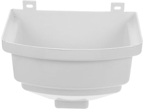 SOLUSTRE Quadratischer PVC-Trichter Für Dachrinnen Von Villen Dekorativer Fallrohradapter Wasserableitung Für Regenwassersammelsysteme Abfluss Filter Sammlung