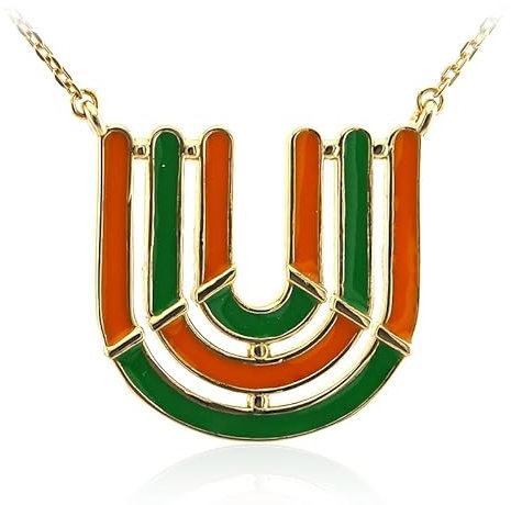 Cavill Art Deco Halskette aus vergoldetem 925er Sterlingsilber