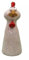 Witziger Zaunhocker Huhn Henne 21,5 x 9 x 10,5cm Pfahlhocker Zauntier Gartendeko Figur Gartenfigur aus Dolomite-Keramik Hühner (Emma)
