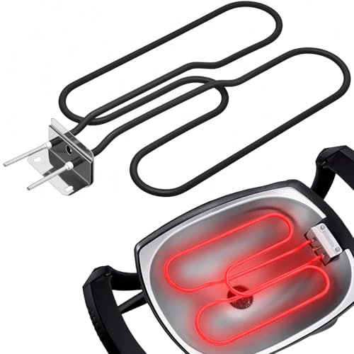VexNook Éléments chauffants de rechange pour barbecue électrique Weber 66631/65621 - En acier inoxydable - Spirale chauffante compatible avec Weber Q140, Q1400, éléments chauffants Weber 230 V, 2200 W