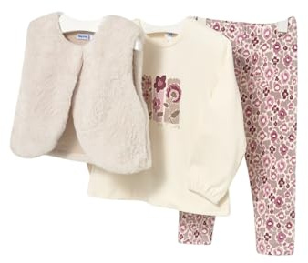 Mayoral Set Leggings 3Teile für Baby - Mädchen Quarz 18 Monate (86cm)