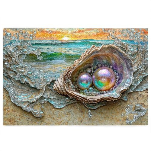 Puzzle 5000 Teile Strand, Hülse Puzzle 5000 Teile Erwachsene, Holzpuzzle Erwachsene, EIN Herausforderndes Rätsel, Puzzlespiele für Die Ganze Familie, Holzpuzzle für Deko Wohnzimmer, Geschenke, R-92