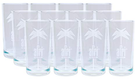 Afri Cola Longdrink Gläser 12 Stück 0,5l - mit Füllstrich
