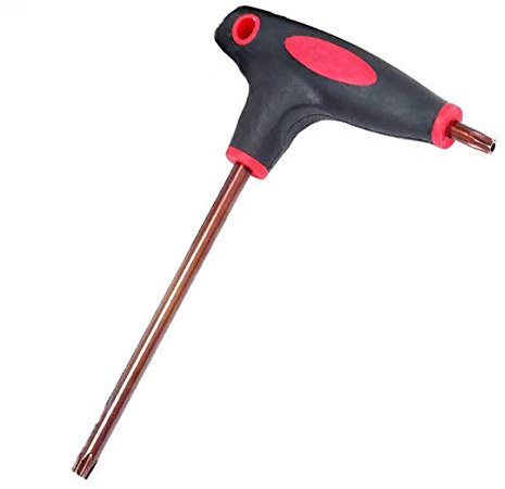 Llave Torx T25 con mango en T, llave de ángulo Torx de estrella, llave de vaso tipo T para tornillos/pernos/accesorios Torx (paquete de 1)