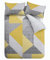 Catherine Lansfield Larsson Geo - Set copripiumino, Ocra, Doppio (Copripiumino 200x200cm +2 Federe 50x75 cm)