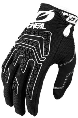 O'NEAL | Fahrrad- & Motocross-Handschuhe | MX MTB DH FR Downhill Freeride | Langlebige, Flexible Materialien, Silikonprint für Grip | Sniper Elite Glove | Erwachsene | Schwarz Weiß | Größe XL