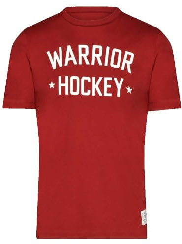 Warrior T-Shirt Hockey Logo Tee Senior rot/XXL