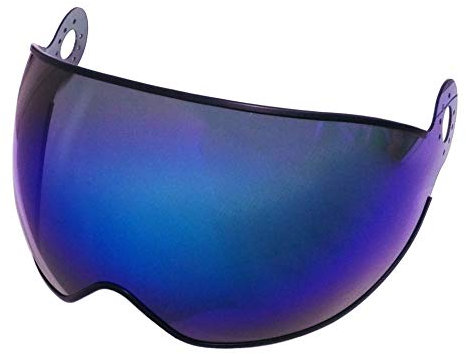 FK Visors Visiera compatibile con caschi MOMODESIGN® vecchio modello antigraffio 1,5mm, specchiata blu - old model ECE 22-05