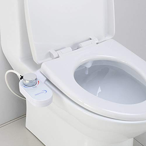 Smart WC-Abdeckung Butt Flusher Elektronische Home Bidet WC-Sitz Selbstreinigende Düse, Intelligente Automatische Nicht Elektrische Bidet Toilettenaufsatz - Weiß