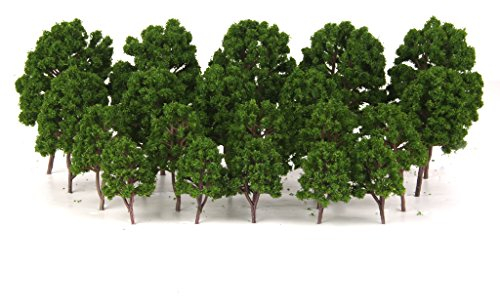 Harilla 20 Lebhaft Bäume Modelleisenbahn Eisenbahn Diorama Park Landschaft HO N Maßstab 1/75 200
