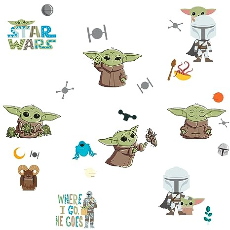RoomMates RMK4805SCS The Child Illustrated Peel and Stick Wall Decals.