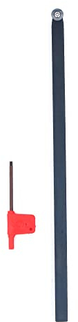 CENPEK Wood Turning Tool Finisher Wood Turning Tool Carbide Tipped Lathe Chisel Tool Bar With 12mm Round Carbide Insert Cutter for Wood Hobbyist DIY or Carpenter