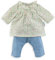Corolle 9000141220 - Mon Grand Poupon Bluse, Pants, für alle 36cm Babypuppen, ab 2 Jahren