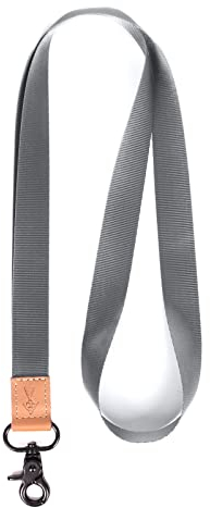 TOOLIN Coole Schlüsselbänder, Umhängebänder für Schlüssel, Geldbörsenhalter, Schlüsselkettenhalter (grau)