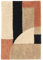 RugVista Badematte Cadiz, 90 x 60 cm, Rechteckig, Mittelflor, Moderner Badteppich, Maschinenwaschbar bis 30°C, 100% Baumwolle, Beige/Terra