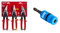 Milwaukee Metal Snips Triple Pack Left Right and Straight Cut Blechscheren Promo-Set 3-teilig 48224533, Rot, MLW48-22-4533 & Knauf Schraubvorsatz mit Bit-Halter– Trockenbau