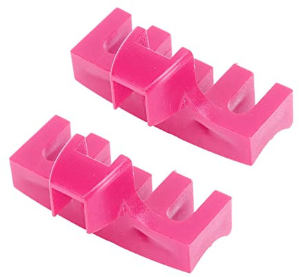 Riuulity Badmintonschläger Load Spreader, Leichter Saitenschläger Load Spreader High Pound Protector für Manuelle Besaitungsmaschinen (Rosa)