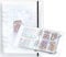 1 x A5-Aufkleber-Aufbewahrungsalbum, Aufkleber-Organisation, Sammelbuch-Hüllen für Planer, Aufkleber, Organizer, Sammler-Rezeptkarten (3 unterschiedlich große Fächer)