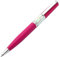 Xezo Speed Master Twist Kugelschreiber, Mittlere Spitze. Mattes Kirschfuchsia mit Weißer Mutterperle. Verchromt. Leichter Messingkörper. Keiner gleicht dem Anderen