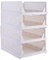 PAIDE P Kleiderschrank Ordnungssystem. Packung mit 4 Ordnungssystem Kleiderschrank für Kleidung. Stapelbarer Schrank Organizer. Organizer-Boxen sparen Platz. (S-44x34x14)