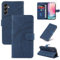 Reshias Cover Per Samsung Galaxy A25 5G con 1 pezzi Vetro Temperato Pellicola Protettiva, Pelle PU e Flip Custodia, Funzione Supporto e Portafoglio Caso (Blu)