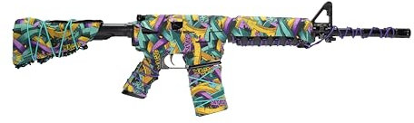 AirsoftSkins Vorgeschnittene Pistolenhaut für alle M4-Varianten - einfach zu installieren - 100% wasserdicht - 100% staubdicht - kratzfest (Magic Purple)