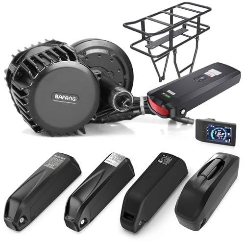 Bafang 1000W 52V 68MM Mittelmotor BBS-HD G320 Elektrofahrrad Umbausatz Ebike Umbaukit mit 500C Display, 20Ah Yingwu Akku