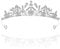 Kapokr Krone Diadem Silber Kristalldiamant Diadem Hochzeit Tiara Krone Damen Krönchen für Geburtstag, Hochzeit, Festzug, Abschlussball Party