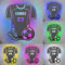 WILINNI Personalisiertes Fußball-Trikot-Namensspiegellicht, Spiegel-Acryl-Neonschild, Individuelle Namensnummer, Led Licht Personalisiert Geschenk Für Sportliebhaber, Weihnachtsgeburtstag (Stil 2)