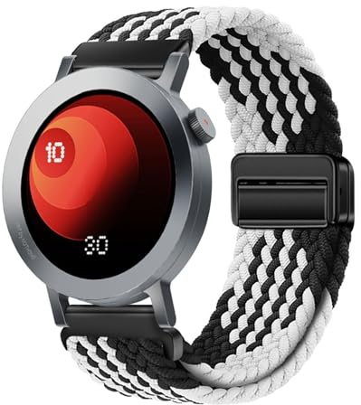 HYSDFFG Nylon Armband für CMF by Nothing Watch Pro 2 Magnetische Armband, Nylon Dehnbar Geflochtenes Band mit Magnetische Schließe Entworfen Kompatibel mit CMF by Nothing Watch Pro 2 (34)