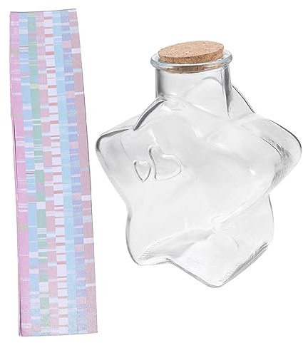 KONTONTY Origami-streifen-set 1 Set Für Jungen Und Mit Glasgefäß Geburtstagsgeschenk Für Mädchen