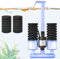 FEDOUR Filtro de Esponja para Acuario con Bomba de Agua, Filtro Acuario Eléctrico Silencioso, Filtro Pecera con 4 Esponjas Filtrantes y Bolas de Cerámica, para Peceras yTortugas y Camarones Hasta 150L