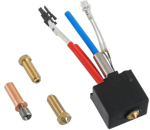 EPLZON Kobra 2 hotend 3D-Extruder-Druckset, mit 1 Metallrohr und 2 0,4-mm-Messingdüsen, für Kobra 2, Kobra 2 Neo, Kobra 2 Pro, Kobra 2 Plus 3D