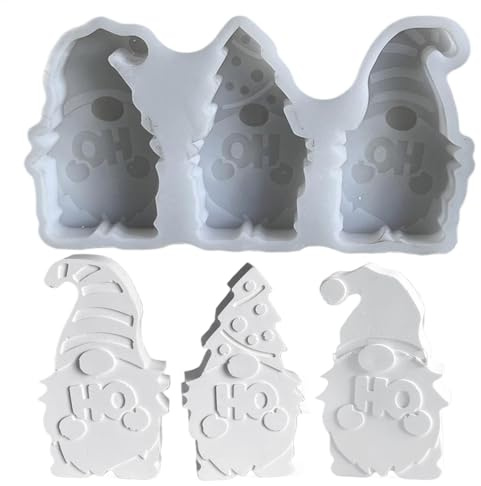 Zwerg Schokoladenform | Zwergpuppe Kuchen Dekorieren Silikonform | Weihnachten Zement Gips Form Handwerk Harz Gießen Beton Ton Form für Heimdekoration