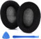 Ersatz-Ohrpolster für Sennheise GSP 300/301/ 302/303/ 350/370 Kopfhörer, Ohrpolster mit weichem Memory-Schaum und Proteinleder, Kopfhörer Pads Ersatz mit hochdichter Geräuschisolierung(Schwarz)