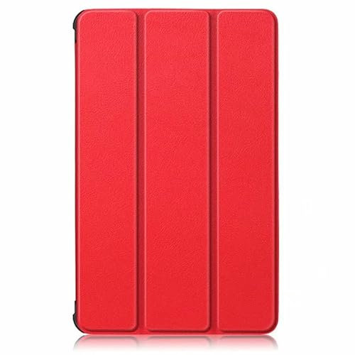Case for Lenovo Tab M8 TB-8505F,Lightweight Smart Trifold Stand Case Cover for Lenovo Tab M8 FHD TB-8705F / TB-8705N / Tab M8 HD TB-8505F / TB-8505X / Smart Tab M8 TB-8505FS (Red)