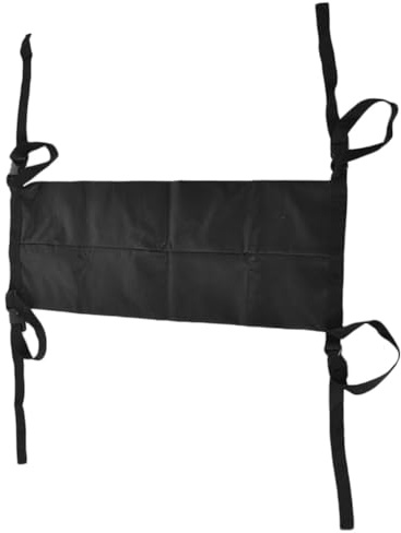 Gogogmee Portable Oxygen Cylinder Holder Bag for Wheelchair with Reflective Strip Lightweight Oxygen Bottle Carrier with Buckles and Mesh Pocket for Elderly Mobility Aid