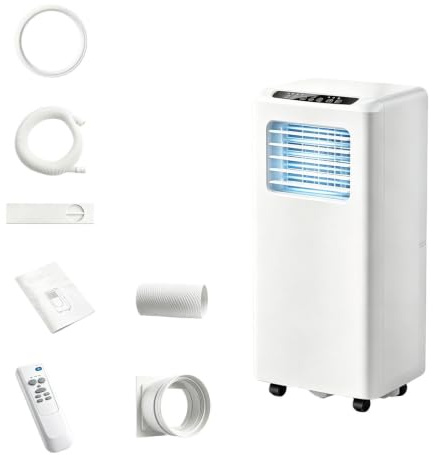 Monoblock Cooling Machine, Energy Saving Portable Unit | Single Duct Air Conditioner, Eco Friendly AC Supplied with a Complete Window Seal Kit for Easy Setup(2600W)