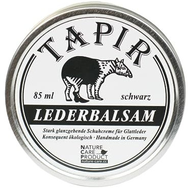 TAPIR LEDERBALSAM Glattlederpflege 85 ml Dose: Farbe: schwarz