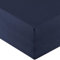 aqua-textil Royal Spannbettlaken Boxspringbett Wasserbett Set 90x200-100x220 cm dunkel blau 210g/qm Jersey Mako Baumwolle Elasthan Spannbetttuch