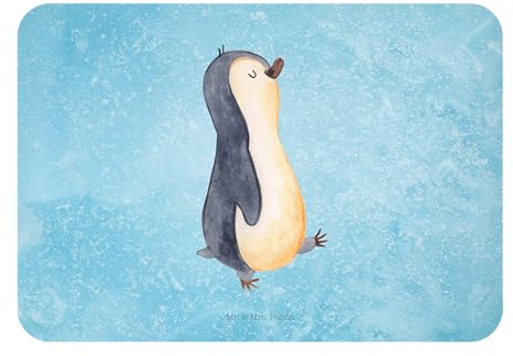Mr. & Mrs. Panda Magnet Pinguin marschieren - Geschenk, Whiteboard Magnet, Pinguine, Familie, Kühlschrank Dekoration, Motivmagnete, Pinnwandmagnet,
