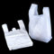 100 x Strong Medium White Plastic Vest Carrier Bags 10x15x18