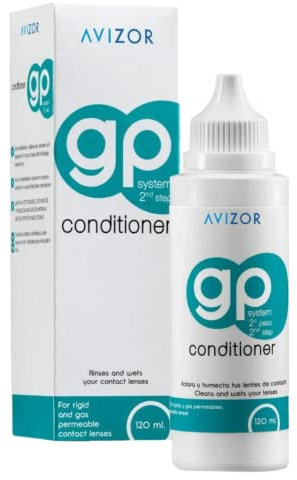 Avizor GP Conditioner | Solución Acondicionadora para Lentes Rígidas Permeables | Hidratación, Conservación y Aclarado | Formato 120 ml