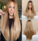 VEBONNY Ombre Brown Lace Front Wigs for Women, Straight Hair Wigs with Roots, Middle Part, Glueless Wig, 20 Inch, VEBONNY-038-NEW