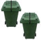Wheelie Bin Lid Lock Strap - Heavy Duty - Windy Version - NO DRILLING, NO GLUEING - Secure Contents From Spilling - Stop Wind or Vandals Tipping - Easy Fitting (MULTI bin pack) (2)
