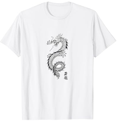 Dragon de style chinois, gongfu, dragon de Tai Chi T-Shirt